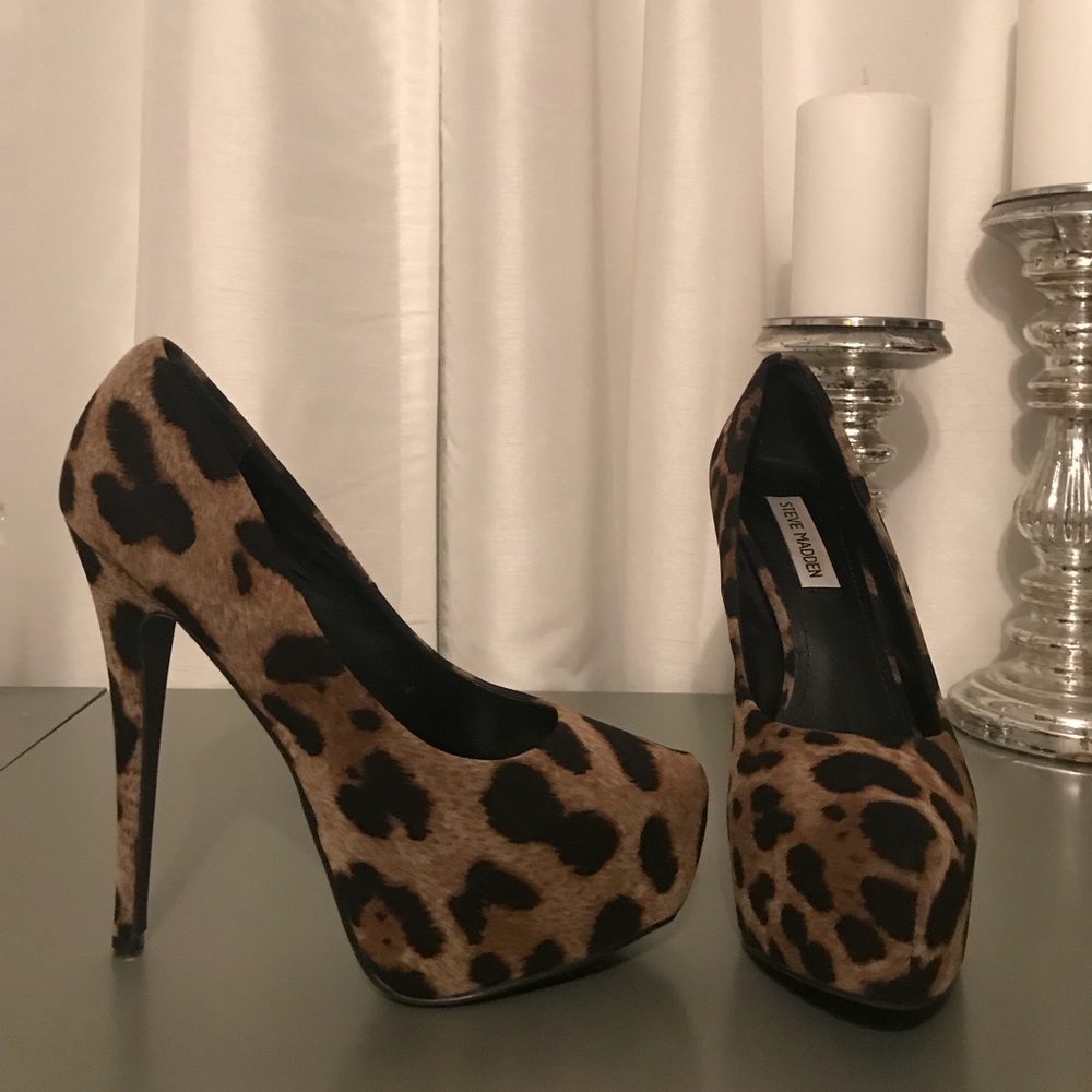 Steve Madden cheetah heels